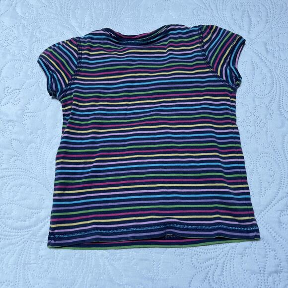 Gap Rainbow Striped Shirt Size 2T - Picture 3 of 5